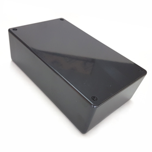 Picture of PLASTIC ENCLOSURE ABS BLACK E45B 160x99x53