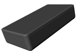 Picture of ABS ENCLOSURE BLACK E15B 112x62x26
