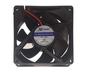 Picture of 24VDC AXIAL FAN 80sqx25mm BAL 41CFM LEAD