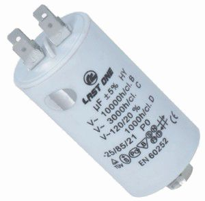 Picture of MOTOR RUNNING CAPACITOR 1uF 450VAC STU/T4