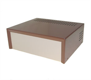 Picture of METAL ENCLOSURE BROWN 70x200x165