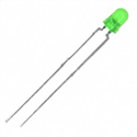 Picture of LED 3mm DI-GR 80mcd 30-DEG