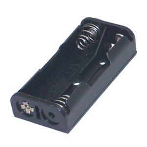 Picture of HOLD BAT 2xAAA CLIP BK =
