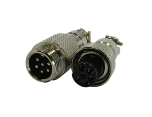 Picture of 6W 12mm MINI-MIC-PLUG AND SOCKET CONNECTOR