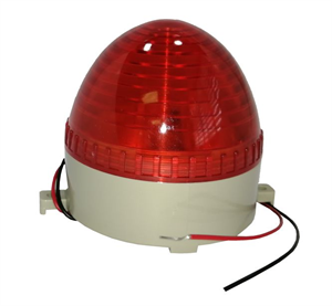 Picture of STROBE / BEACON LED LIGHT 24VDC 2W D=70mm RED SCR