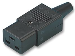 Picture of C19 IEC320 SOCKET IN-LINE RE-WIREABLE