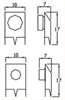 Picture of CLIP SET FOR 9V BATTERY PCB MNT 2/P