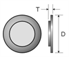 Picture of 12MM PIEZO DISK 12.5KHz 0.3mm thick