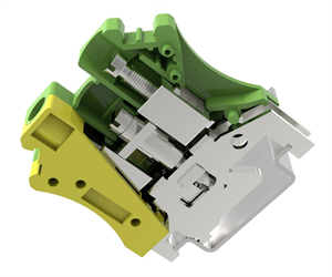 Picture of EARTH TERMINAL BLOCK DIN RAIL P=10.2