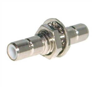 Picture of ADAPTER SMB-PLUG TO SMB-PLUG BULKHEAD
