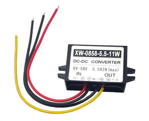 Picture of DC-DC CONVERTER I=8-58V O=5.5VDC @ 2A W/WIRES