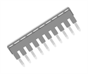 Picture of BRIDGE TERMINAL BAR 10W ISOLATED GREY TOP P=5.1