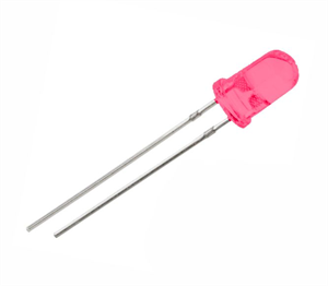 Picture of FLASHING 5mm LED CLEAR WHITE 20KMCD