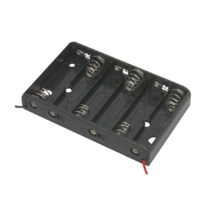 Picture of HOLD BAT 6xAA LEAD BK