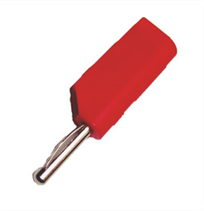 Picture of PLUG BANANA 4mm RED RET TOP-ST