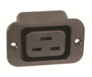 Picture of C19 IEC320 SOCKET PANEL MOUNT