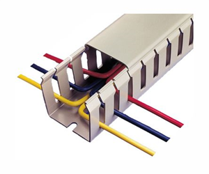 Picture of PLASTIC TRUNKING SLOTTED 40X100X2M GREY