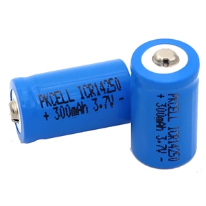 Picture of BATTERY Li-Ion 14x26.5mm (1/2AA) HIGH-TOP 3.7V 300mAh